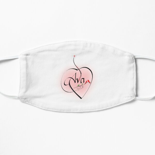 Ava - Calligraphy Flat Mask