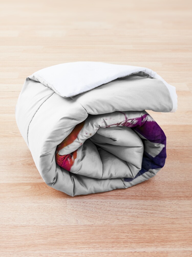 Alternate view of fencing sport art #fencing #sport Comforter