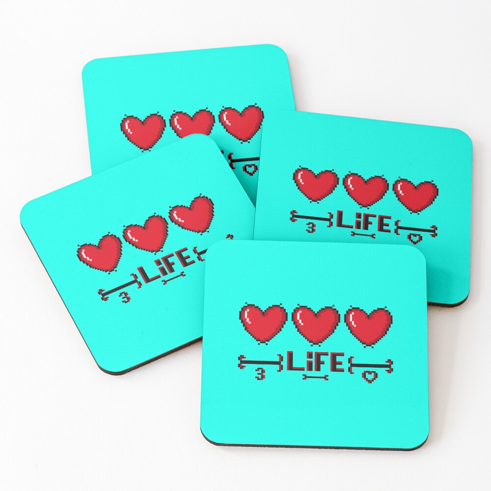 Item preview, Coasters (Set of 4) designed and sold by BlockHeadSHZ.