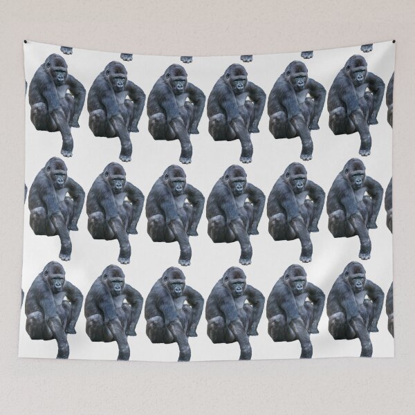 Item preview, Totally relaxed gorilla designed and sold by Ingo Gerlach.