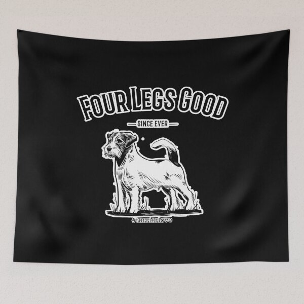 Item preview, Four legs good two legs bad - hashtag Terrierlove designed and sold by emm-j.