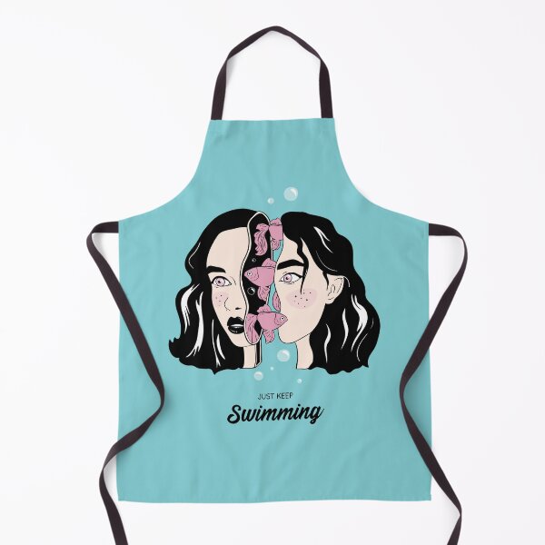 Artikelvorschau, Einfach weiter schwimmen entworfen und verkauft von Con Inspo.