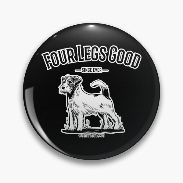 Item preview, Four legs good two legs bad - hashtag Terrierlove designed and sold by emm-j.