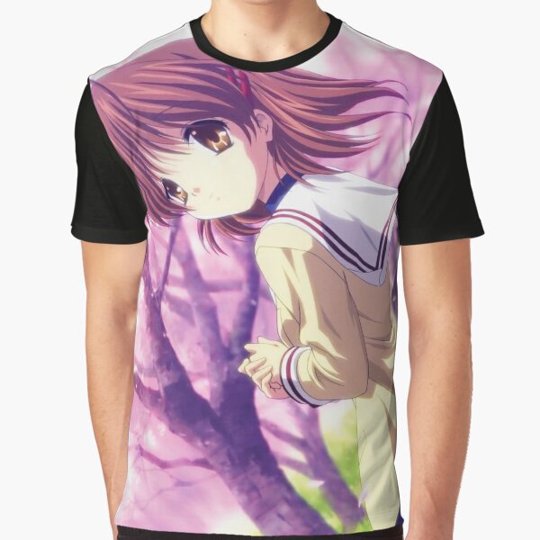 Moe Anime Clannad After Story T-Shirts Multi-style Short Sleeve