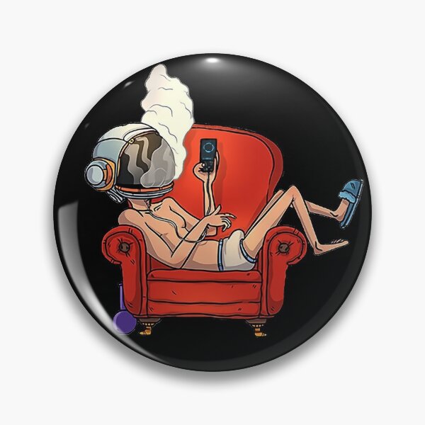 Item preview, Man Chilling in His Own Moon designed and sold by Kurama-store.