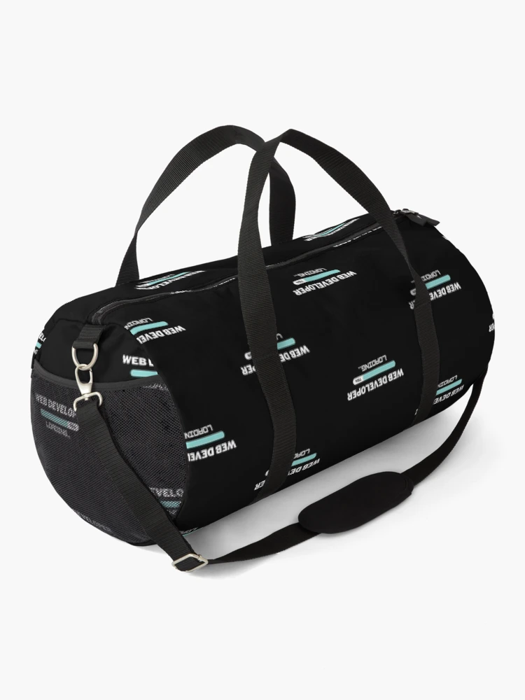 Thumbnail 2 of 3, Duffle Bag, Future Web Developer Loading In Progress designed and sold by livegood.