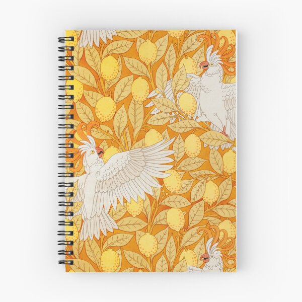 Item preview, Vintage Cacadu Birds with Lemons Yellow Animal Illustration (1897) designed and sold by No AI Classic Vintage Art.