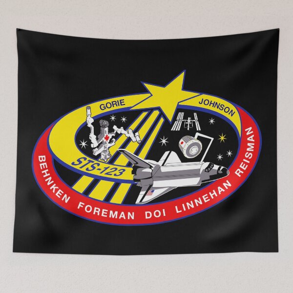 Item preview, STS-123 patch designed and sold by trendistudio.