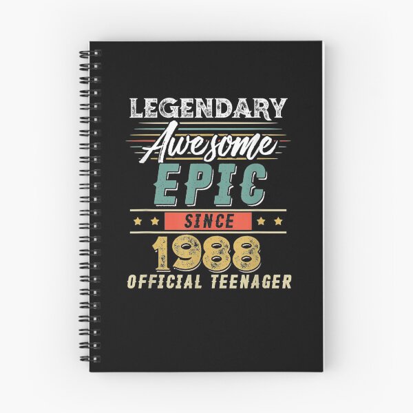 Item preview, Legendary Awesome Epic Since 1988 33rd Vintage Birthday Gift  designed and sold by charissamo77.