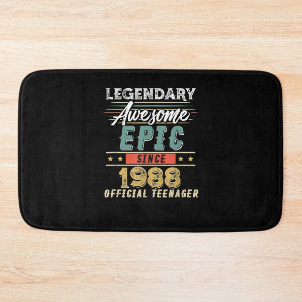 Item preview, Legendary Awesome Epic Since 1988 33rd Vintage Birthday Gift  designed and sold by charissamo77.