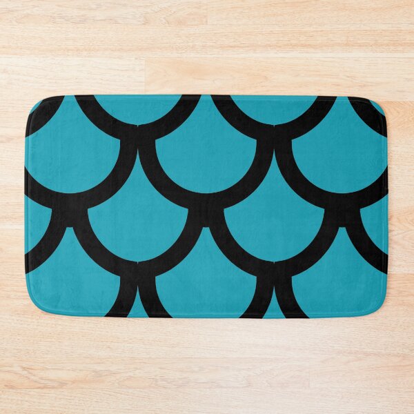 Item preview, Turquoise background with black art deco pattern designed and sold by Brontorino.