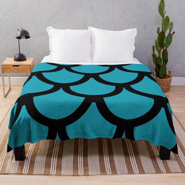 Item preview, Turquoise background with black art deco pattern designed and sold by Brontorino.