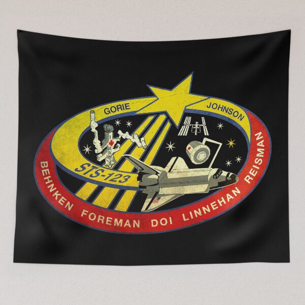 Item preview, STS-123 patch designed and sold by trendistudio.