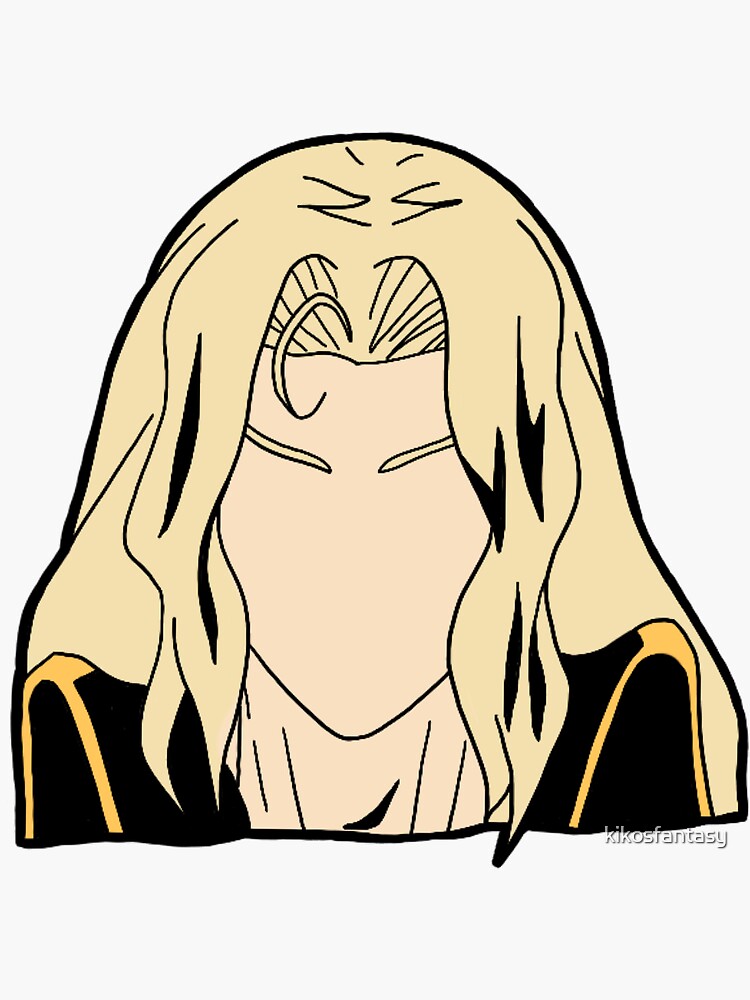"Castlevania (Netflix) - Alucard (Minimalist Style)" Sticker by