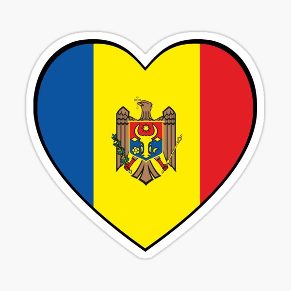 Item preview, Moldova Heart designed and sold by rogue-design.