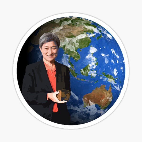 Artikel-Vorschau von Penny Wong, Mutter Erde klebrig, designt und verkauft von AmazingBubble.
