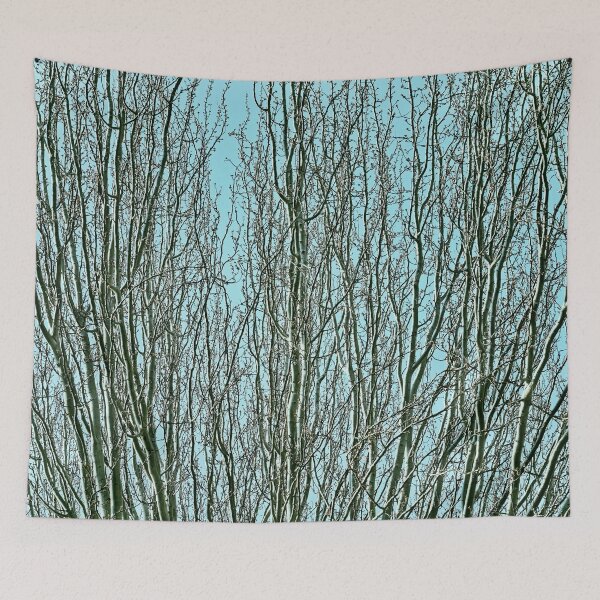 Item preview, Leafless tree on a winter evening at sunset designed and sold by Skayart.