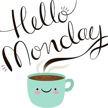 Artwork thumbnail, Hello Monday Coffee Cup by ReesDesigns