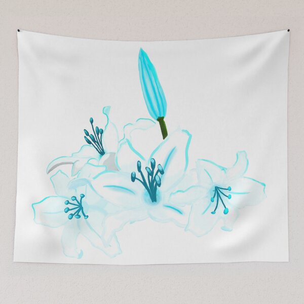 Item preview, Flower, inspired by Lilium ‘Stargazer’ designed and sold by sengelbreth.