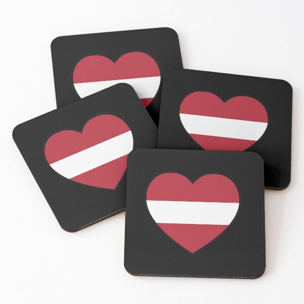 Item preview, Latvia Heart designed and sold by rogue-design.