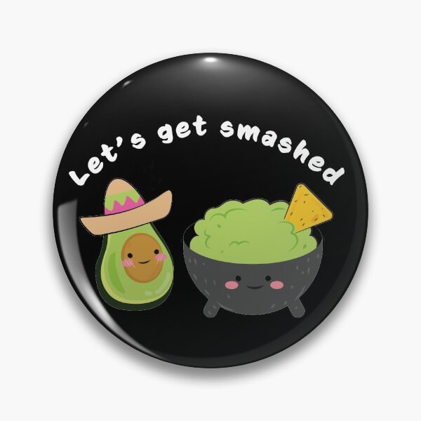 Item preview, Let's Get Smashed Cute Avocado designed and sold by geminivibe.