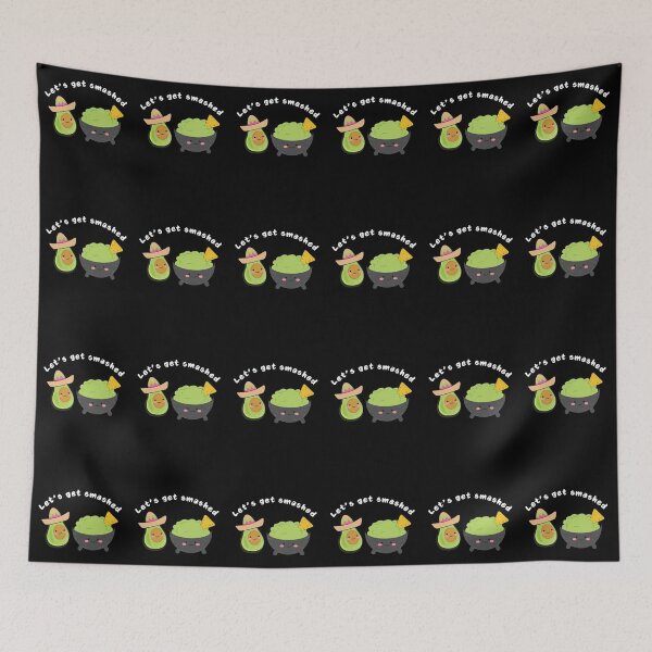 Item preview, Let's Get Smashed Cute Avocado designed and sold by geminivibe.