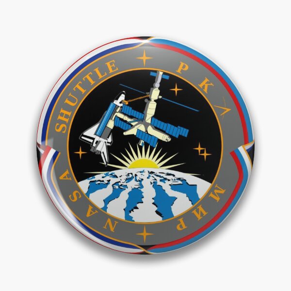 Item preview, Shuttle-Mir patch designed and sold by trendistudio.