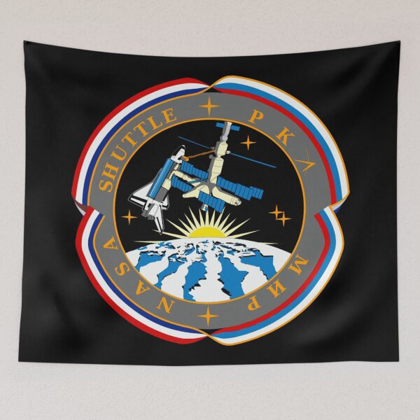Item preview, Shuttle-Mir patch designed and sold by trendistudio.
