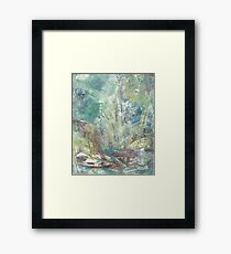 ravine blooms. etude Framed Print