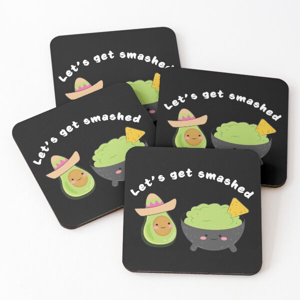 Item preview, Let's Get Smashed Cute Avocado designed and sold by geminivibe.
