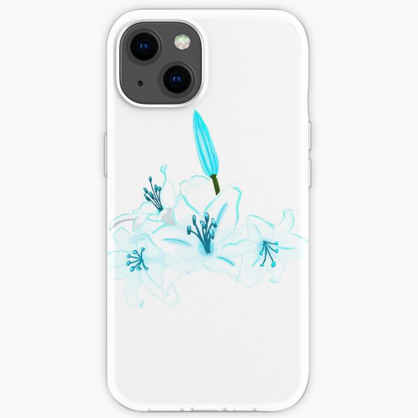 Flower, inspired by Lilium ‘Stargazer’ iPhone Soft Case