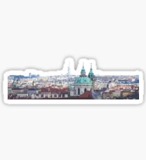 Prague Skyline Sticker
