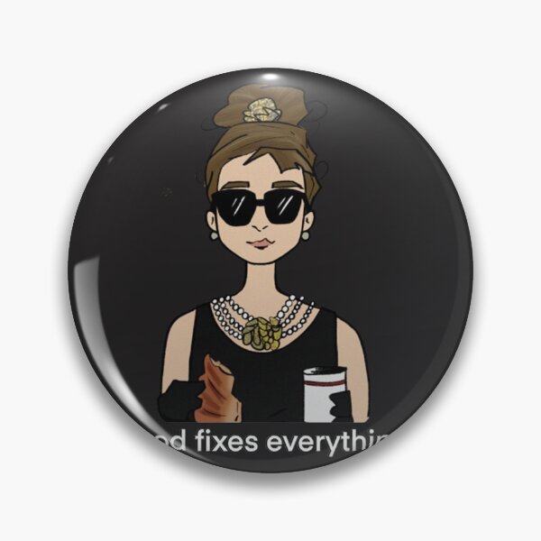 Item preview, Audrey Hepburn BREAKFAST AT TIFFANY'S designed and sold by IciPiciPins.