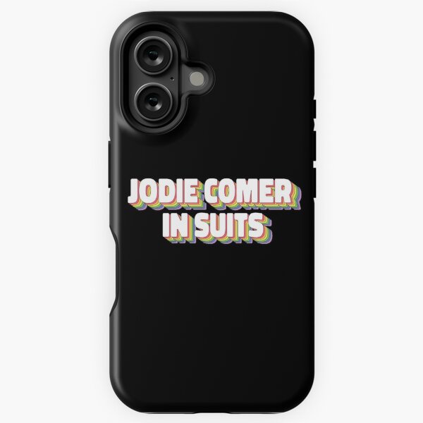 Vista previa del artículo con la obra «Jodie Comer con traje», diseñado y vendido por ColoredRatio.