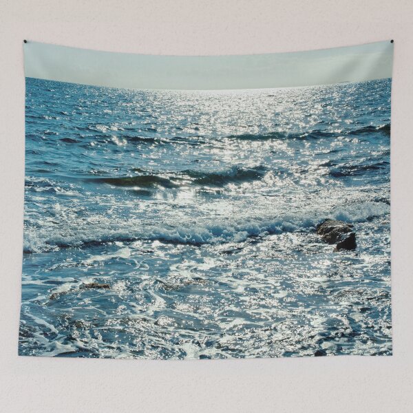 Item preview, Sunset on the ocean horizon designed and sold by Skayart.