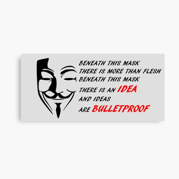 Item preview, V FOR VENDETTA designed and sold by SuperNebula.