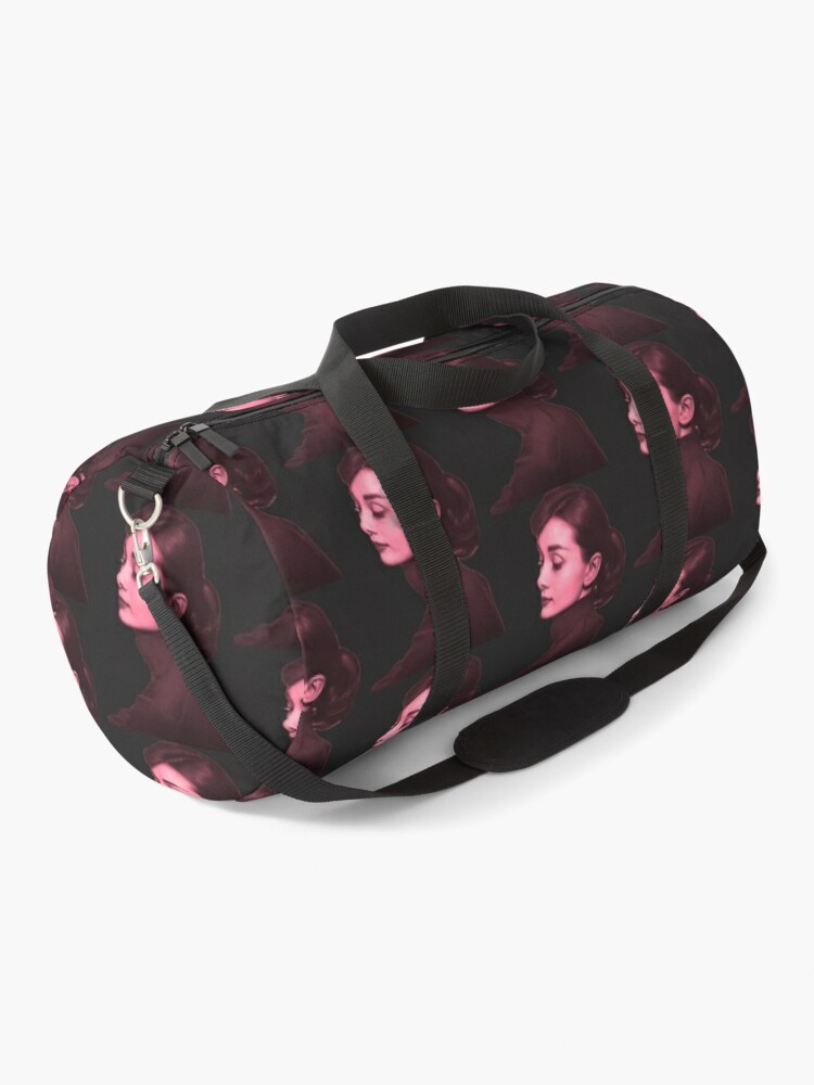Audrey Hepburn Duffle Bag by Pimpinella Art