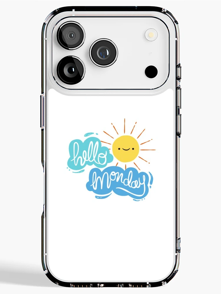 Thumbnail 1 of 5, iPhone Case, Hello Monday Sunshine designed and sold by ReesDesigns.