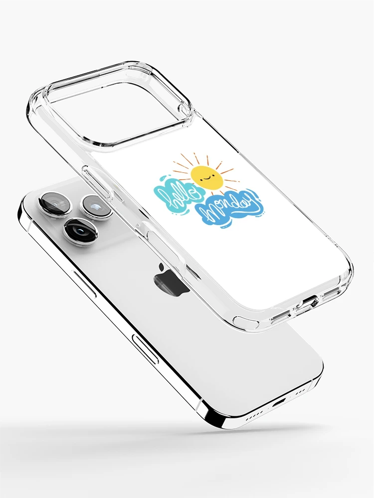 Thumbnail 2 of 5, iPhone Case, Hello Monday Sunshine designed and sold by ReesDesigns.