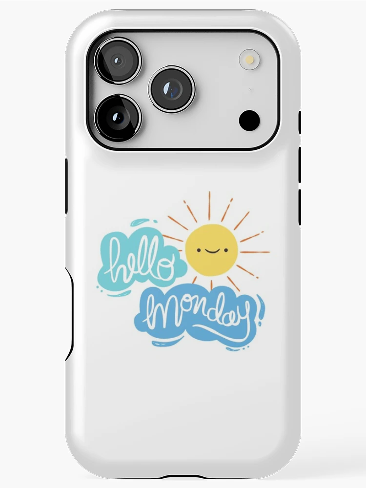 Thumbnail 1 of 4, iPhone Case, Hello Monday Sunshine designed and sold by ReesDesigns.