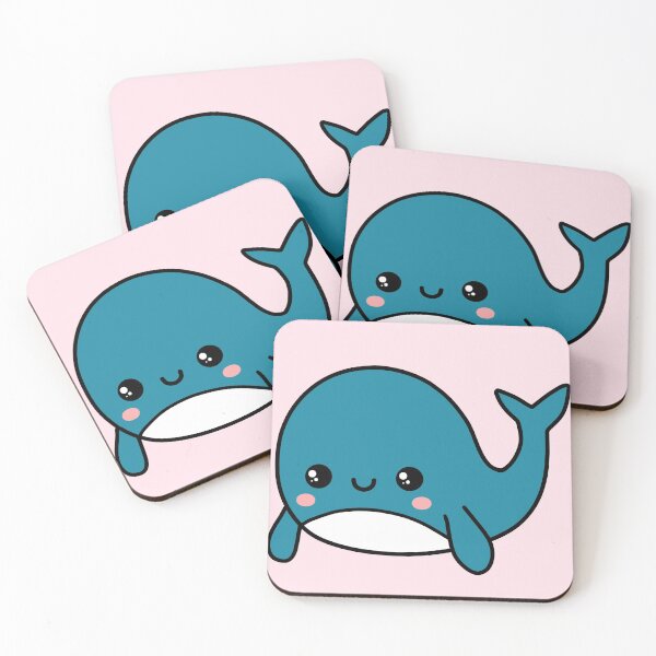 Item preview, Cute Kawaii Blue Whale designed and sold by MirkasDesign.