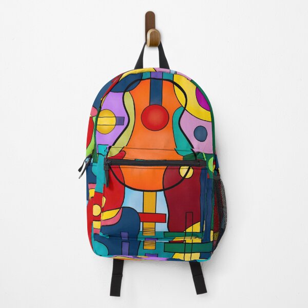 Item preview, Guitar lovers cubism style art designed and sold by Fugenzo.