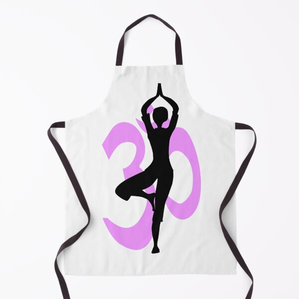 Item preview, Yoga Tree Pose with Om Background designed and sold by deepakrode7.