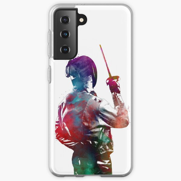 fencing sport art #fencing #sport Samsung Galaxy Soft Case