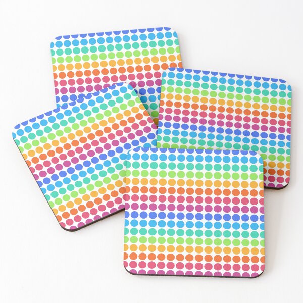 Item preview, Mod Rainbow Graphic Dots, Colorful Modernist Design designed and sold by theodoredesign.