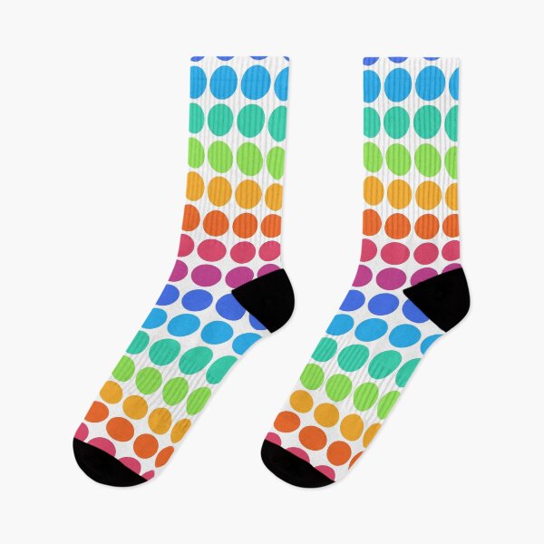 Item preview, Mod Rainbow Graphic Dots, Colorful Modernist Design designed and sold by theodoredesign.