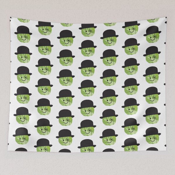 Item preview, British Monocle Wearing Brussels Sprout designed and sold by VicEllisArt.