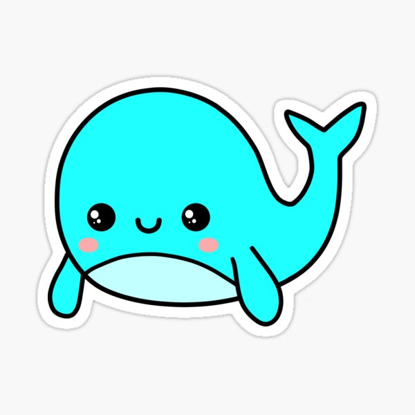 Download HD #baleia #cute #kawaii #whale #fofo - Kawaii Stickers