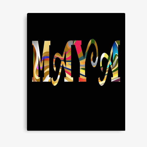 Maya Name Wall Art | Redbubble