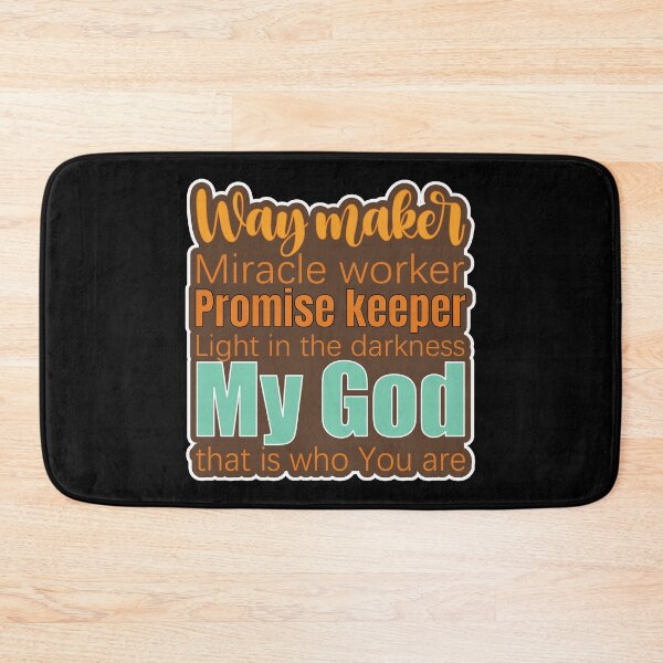 Item preview, Way maker Miracle worker Christian designed and sold by PlusAdore.